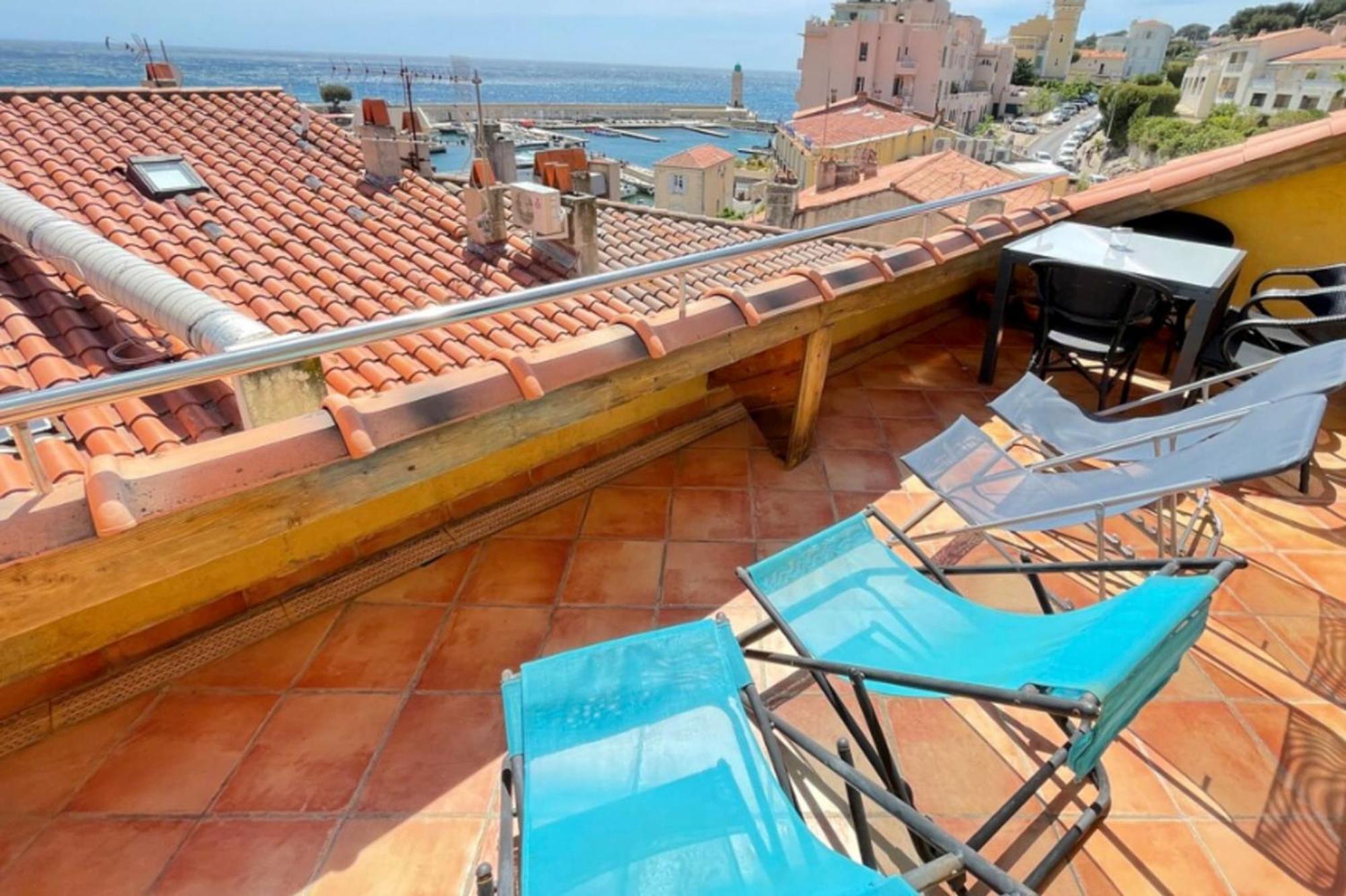 La Perle De Cassis - Terrace With Sea View Apartamento Exterior foto